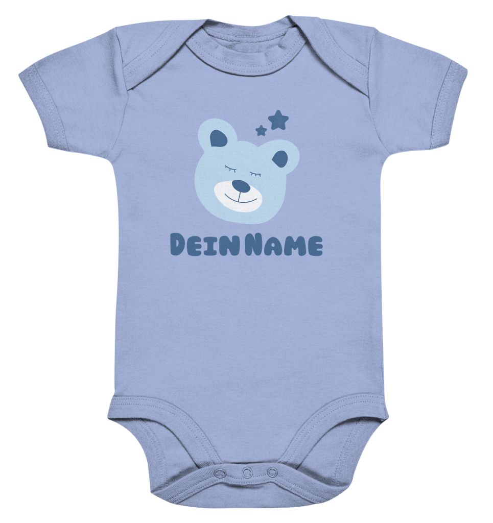 Baby Body Bär mit Namen - personalisiert