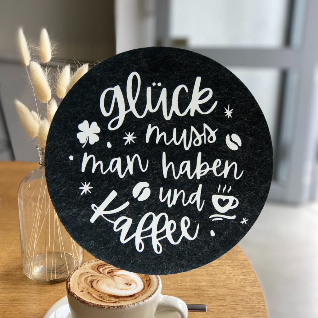 Tassenuntersetzer – Untersetzer aus Filz für deine Kaffeetassen