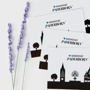 Paderborn Postkarte Herzensstadt DIN A6 Querformat