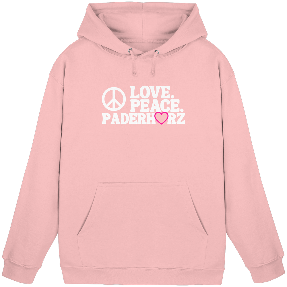Hoodie Love Peace - Basic Unisex Hoodie