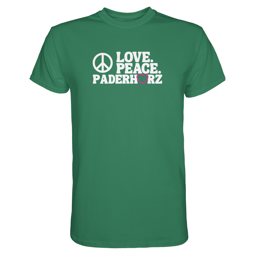 Damen T-Shirt Paderborn Love and Peace - Unisex Essential Premium Shirt – Bild 2
