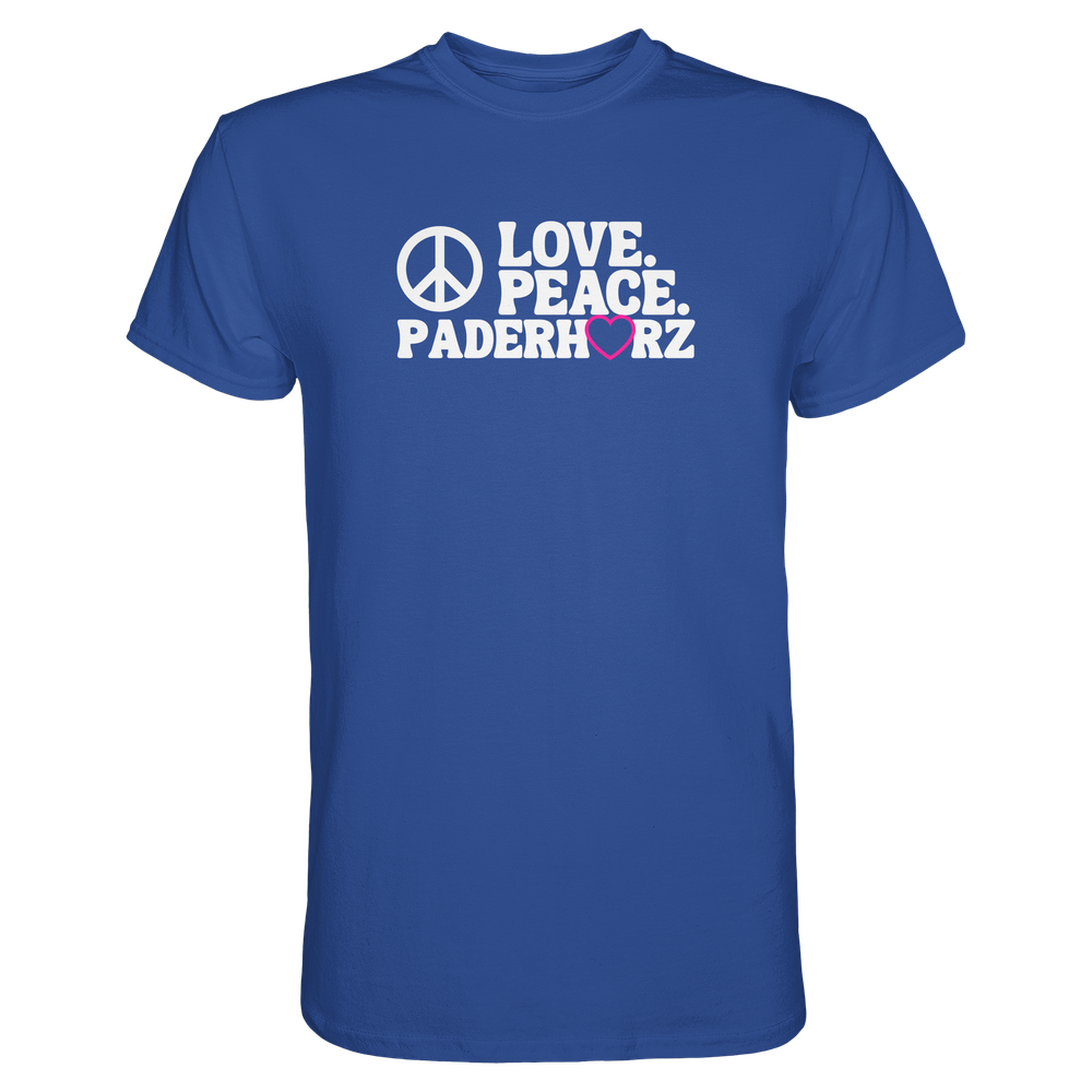 Damen T-Shirt Paderborn Love and Peace - Unisex Essential Premium Shirt – Bild 6