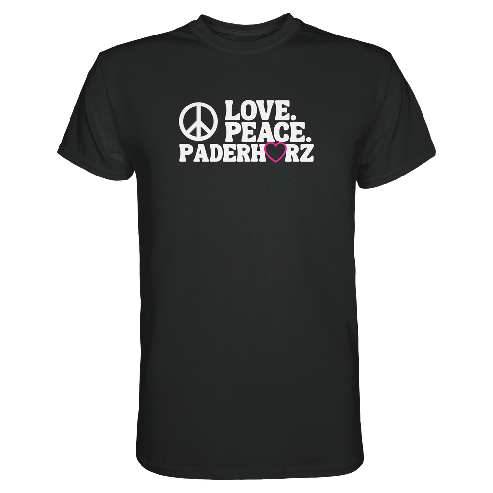 Damen T-Shirt Paderborn Love and Peace - Unisex Essential Premium Shirt – Bild 8