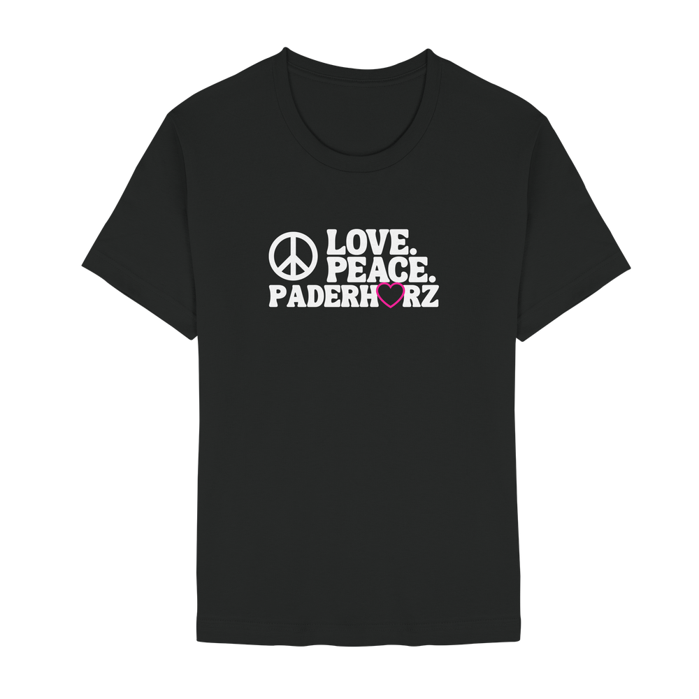 Damen T-Shirt Paderborn Love and Peace - Unisex Essential Premium Shirt – Bild 7