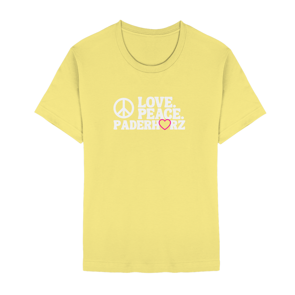 Damen T-Shirt Paderborn Love and Peace - Unisex Essential Premium Shirt – Bild 9